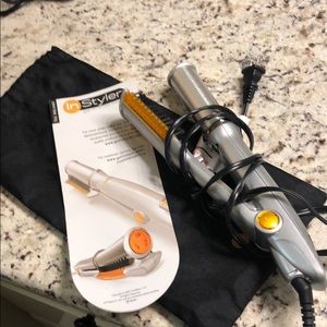 Instyler rotating iron